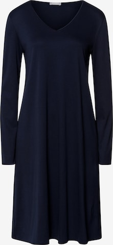 Hanro Nightgown 'Cotton Silk' in Blue: front