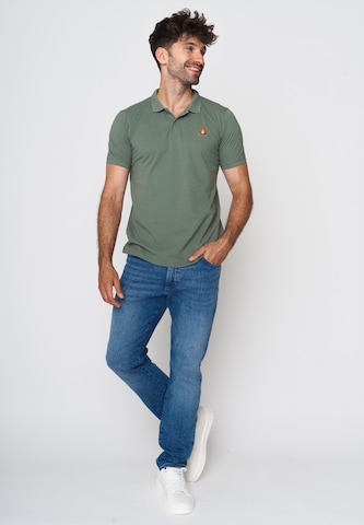GREENBOMB Shirt 'Lifestyle Fire' in Groen