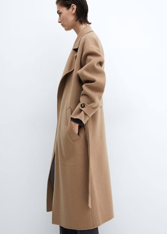 MANGO Between-Seasons Coat 'Verdi' in Brown