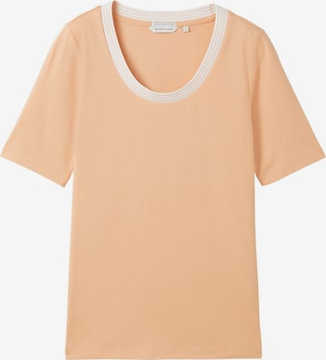 T-shirt TOM TAILOR en orange : devant