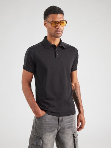 Karl Lagerfeld Poloshirt in Schwarz: Vorderseite