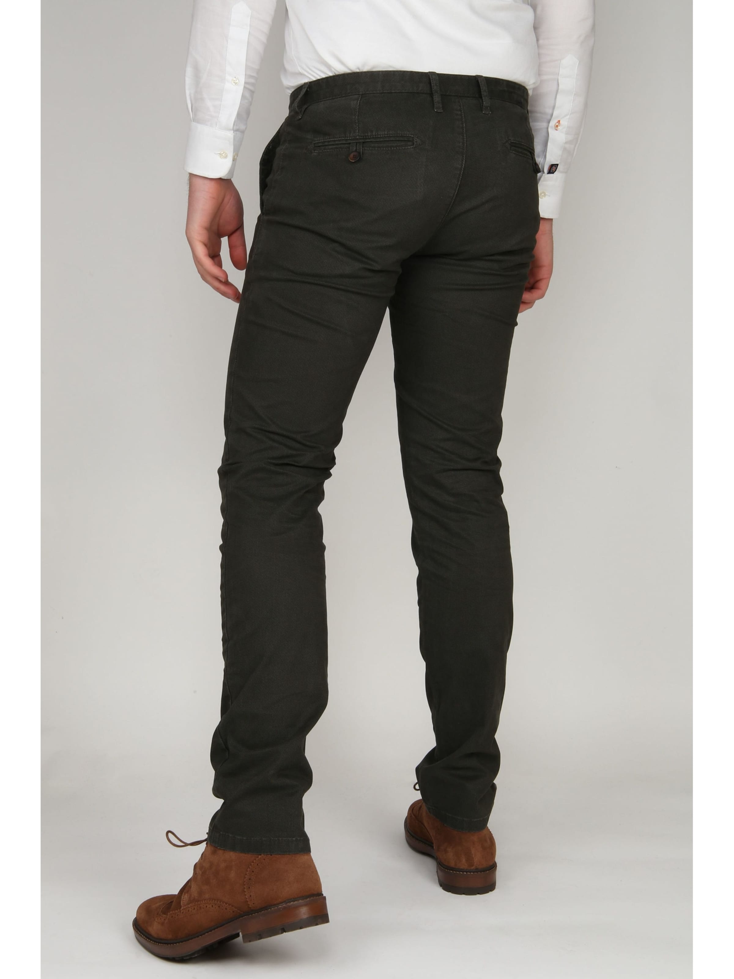 Suitable Slim fit Chino trousers 'Sartre' in Green