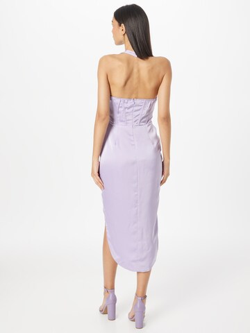 Misspap Cocktail Dress in Purple