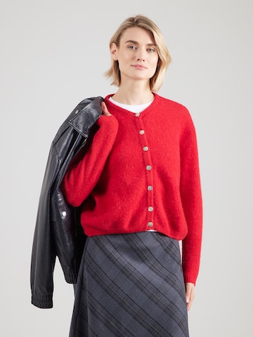 AMERICAN VINTAGE Cardigan 'VITOW' i rød: forside