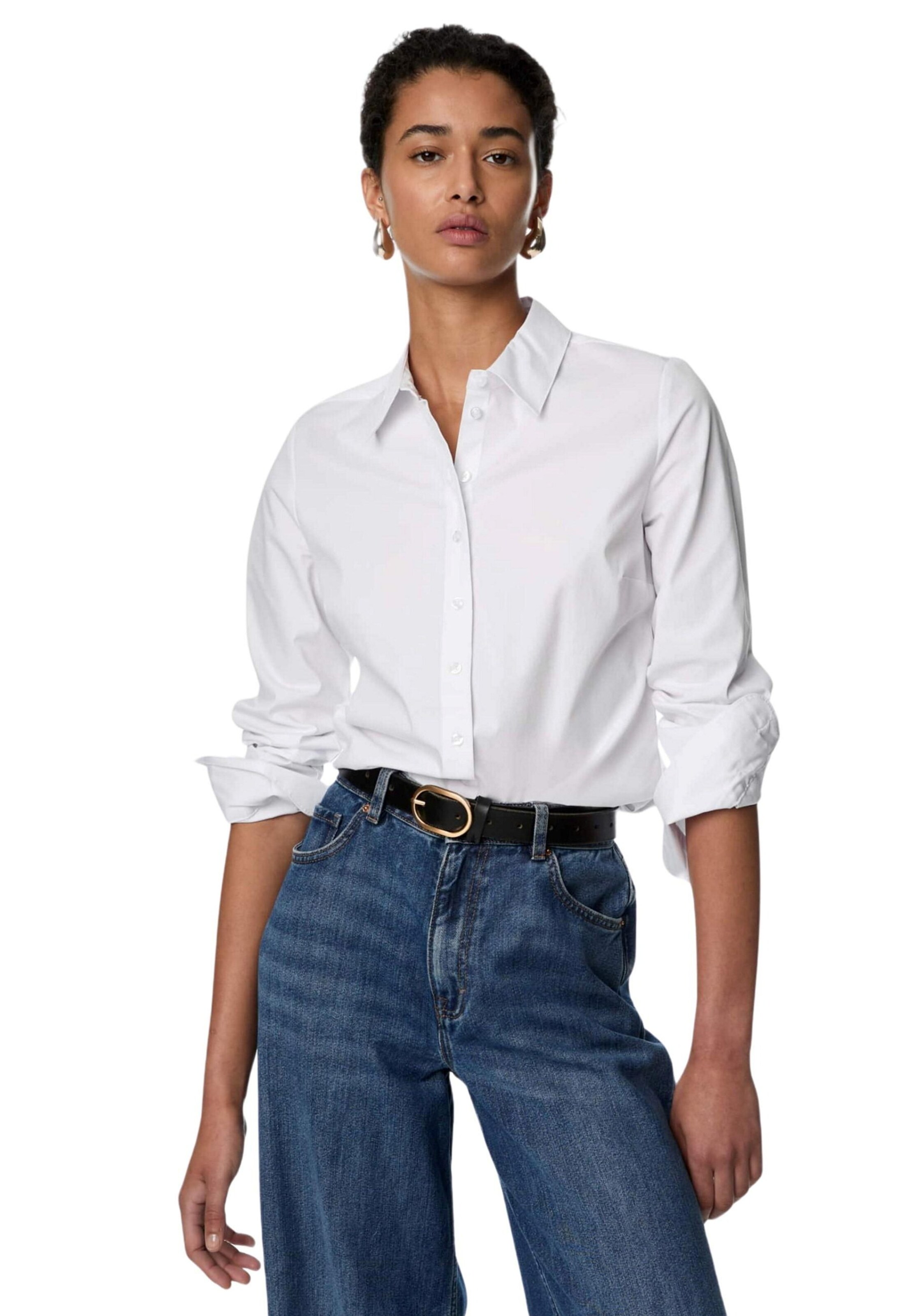 Chemisier Marks & Spencer en blanc : devant