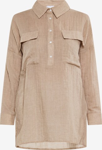 usha WHITE LABEL Blouse in Beige: front