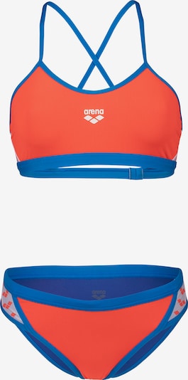 ARENA Sportbikini 'ICONS' in blau / orange / weiß, Produktansicht