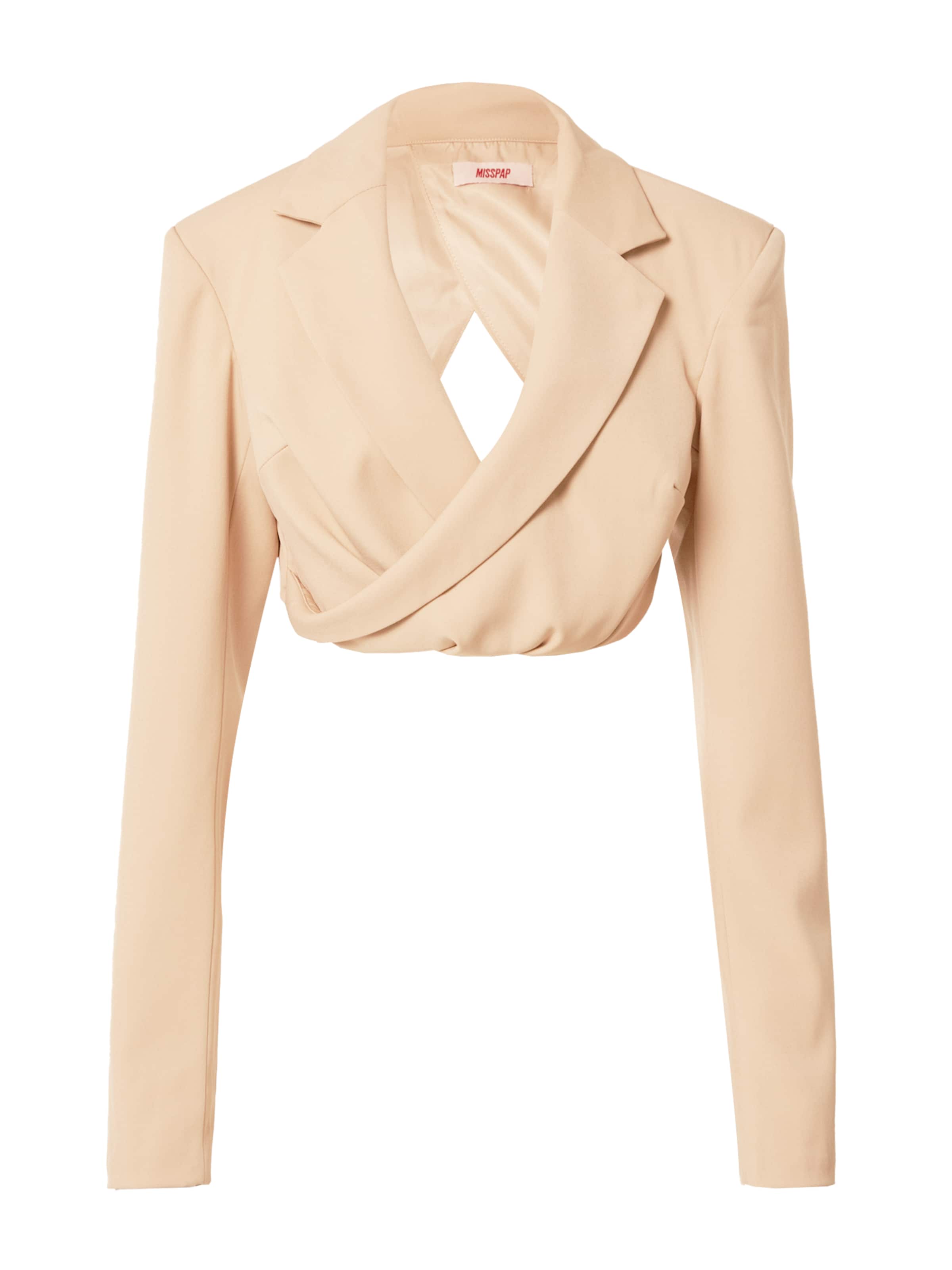 Blazer Misspap en beige : devant