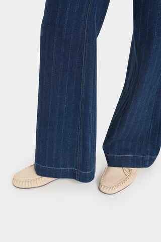 SAINT TROPEZ Flared Jeans 'OshanaSZ' in Blauw