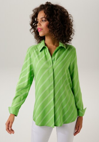 Aniston CASUAL Blouse in Green: front