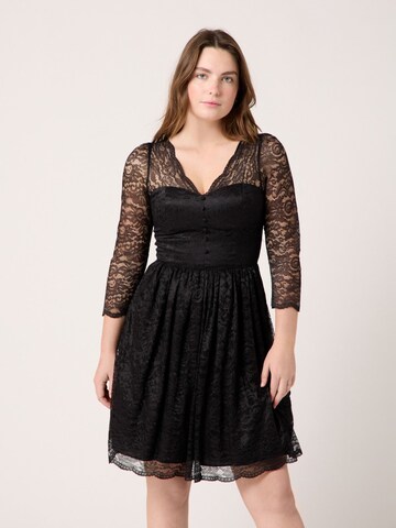 NAF NAF Cocktail Dress 'Elisia' in Black: front