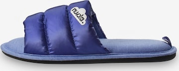 Nuvola. Slipper 'Zueco Spring' in Blue: front