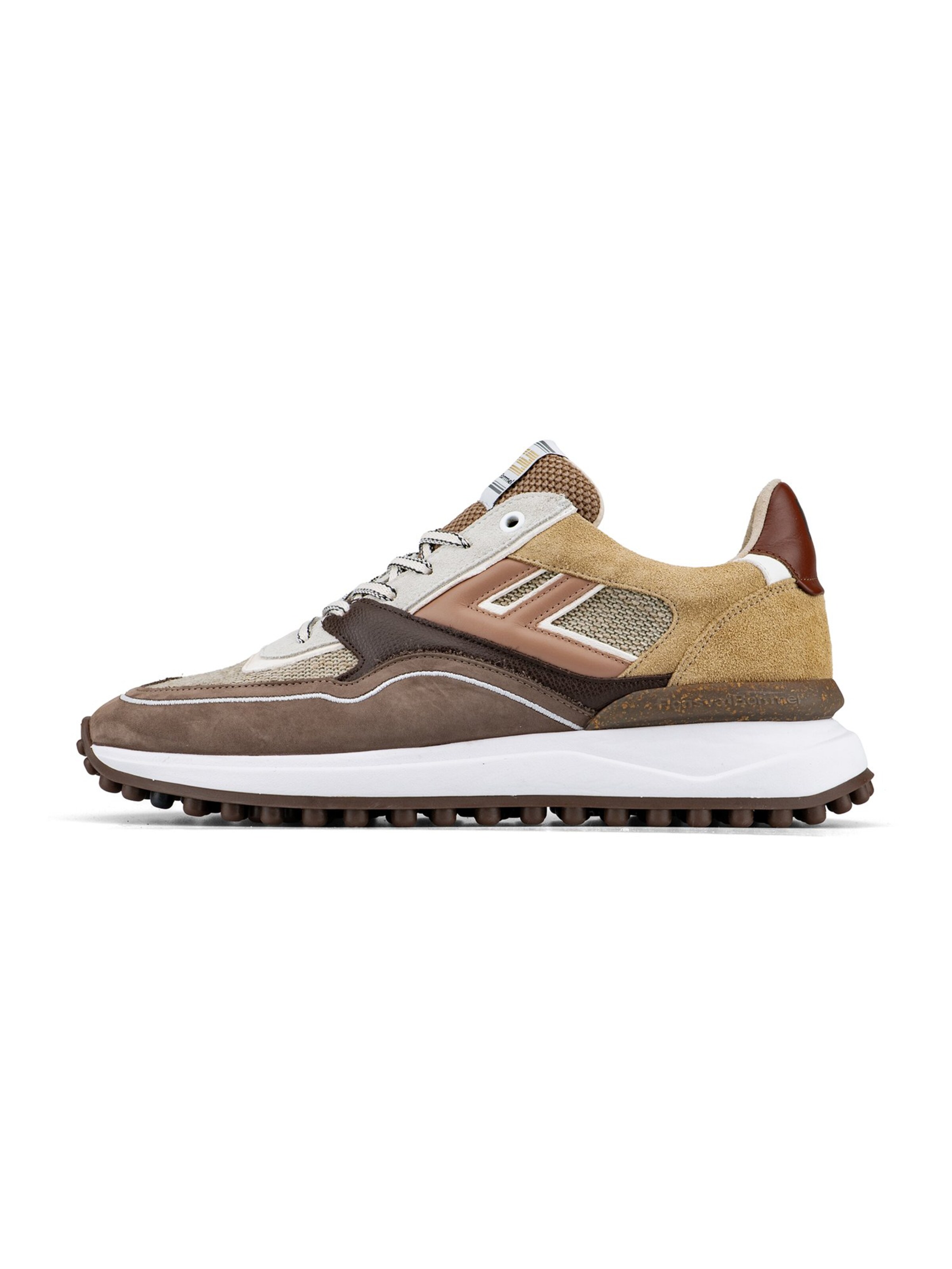 Floris van Bommel Platform trainers 'Noppi 29' in Beige: front