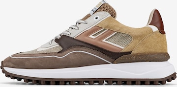 Floris van Bommel Platform trainers 'Noppi 29' in Beige: front