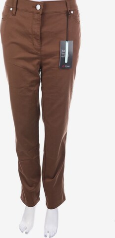 TONI Pants in XXL in Brown: front