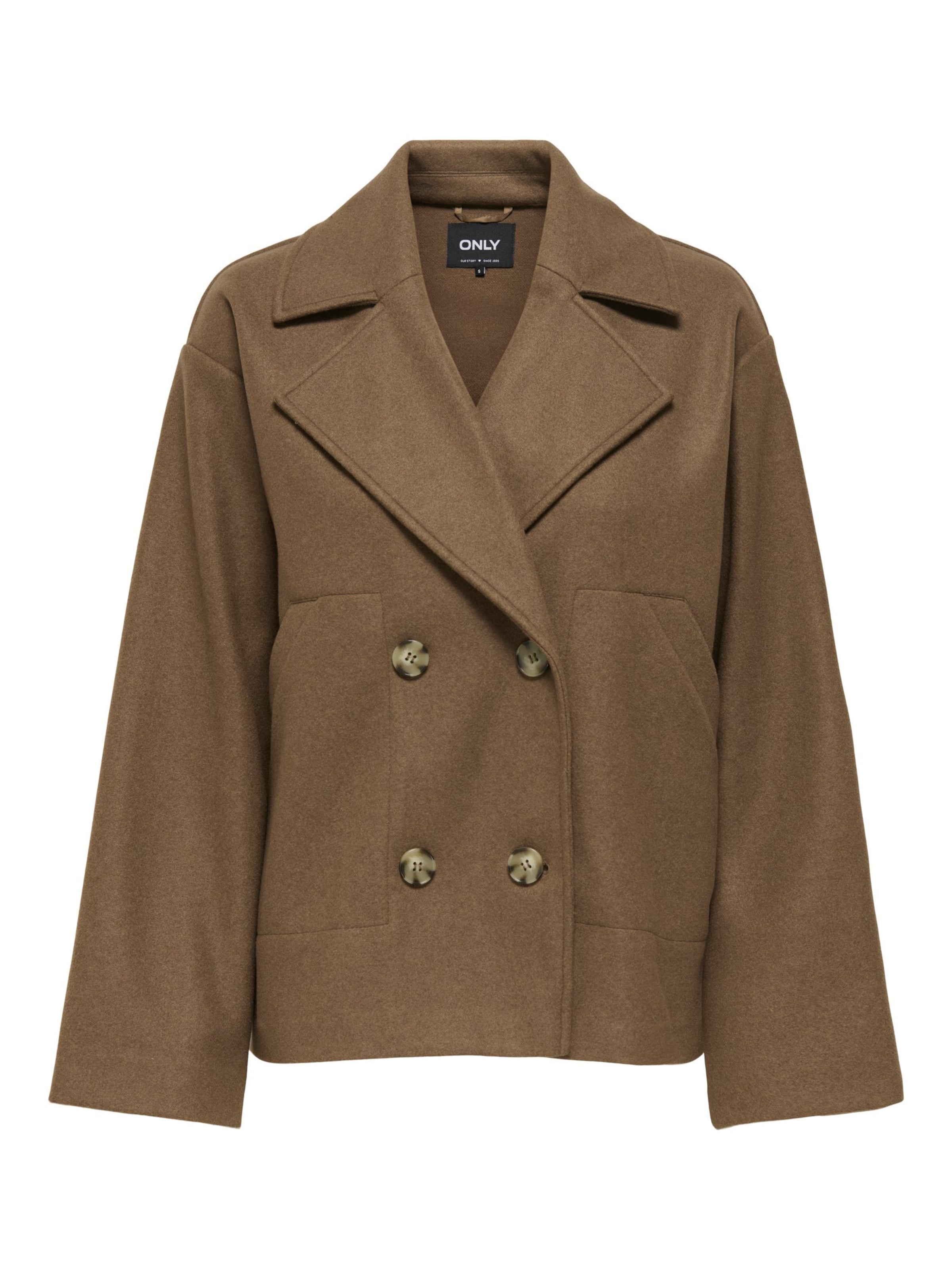 ONLY Jacke 'ONLNancy' in Braun: Vorderseite