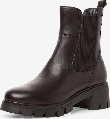 TAMARIS Chelsea Boots in Black: front