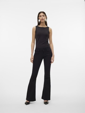 VERO MODA Flared Jeans 'SIGI' in Schwarz