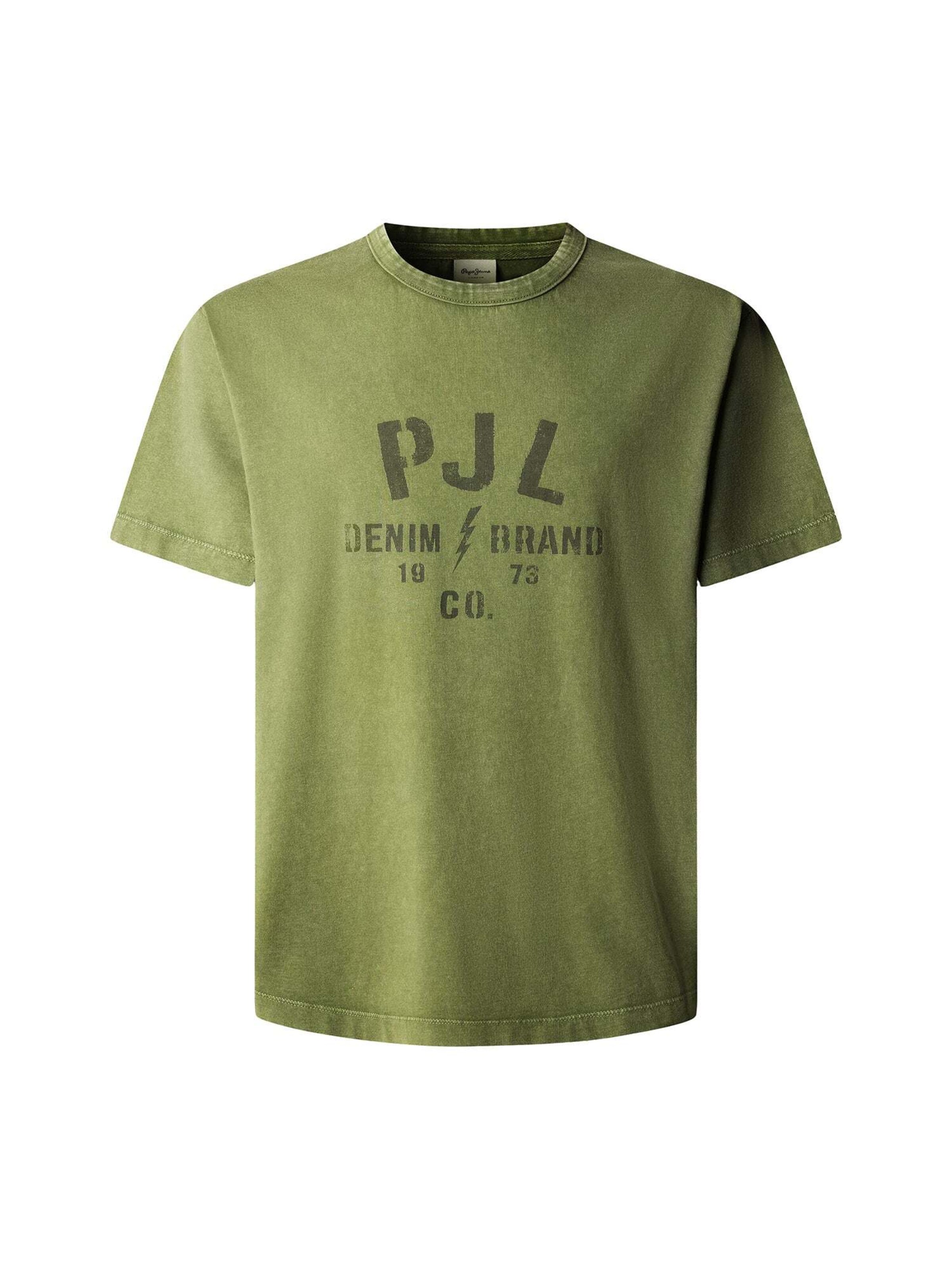 T-Shirt 'Gunner' Pepe Jeans en vert : devant