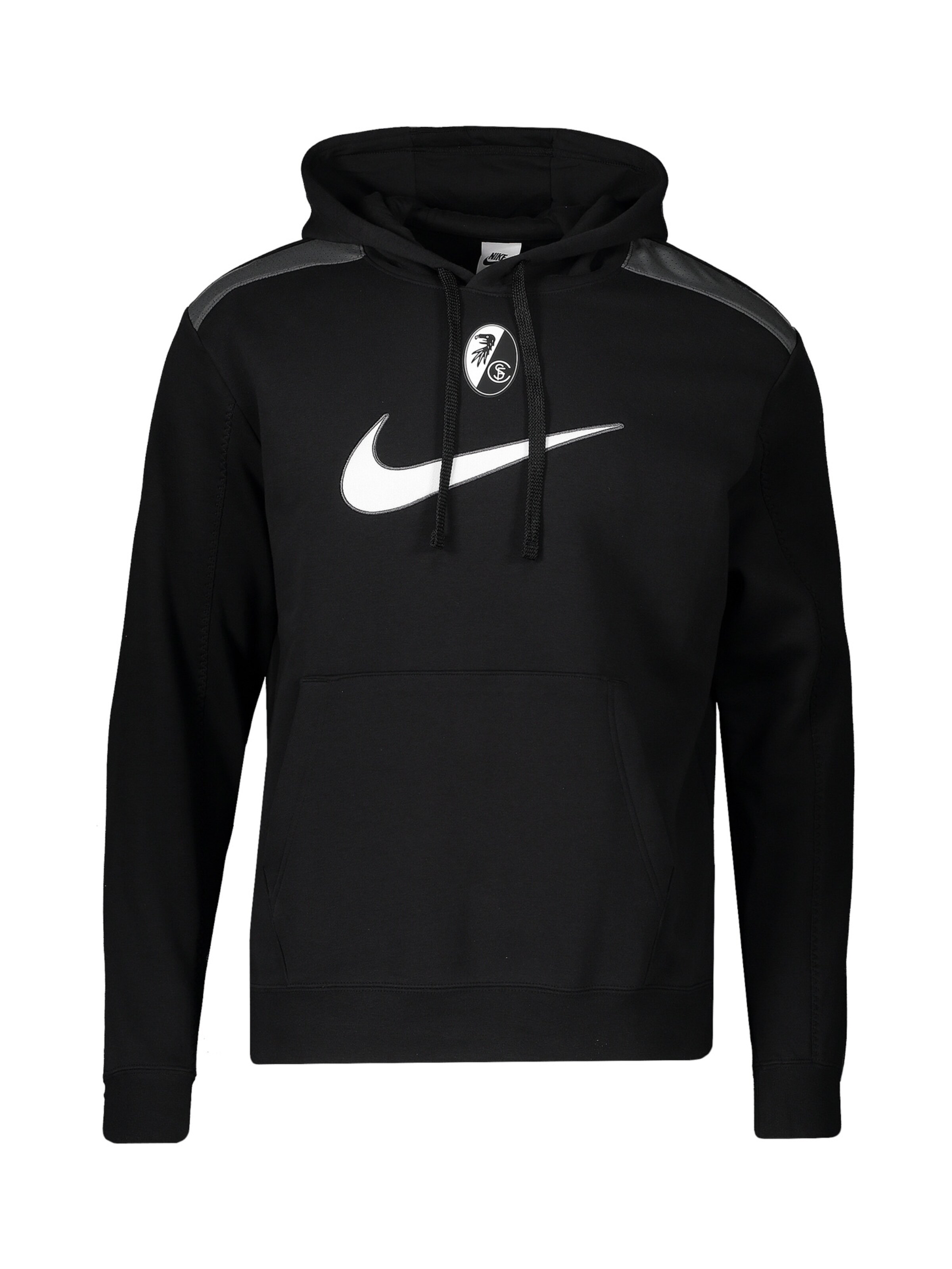NIKE Sportsweatshirt in Schwarz: Vorderseite