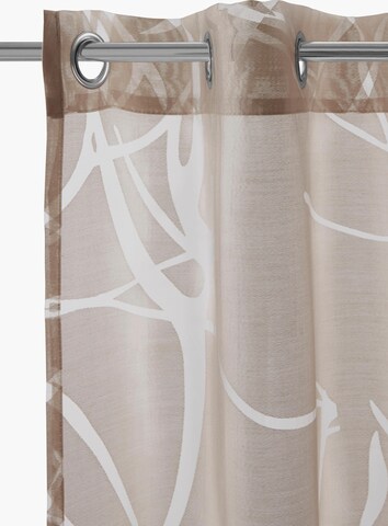 MY HOME Curtains & Drapes in Beige