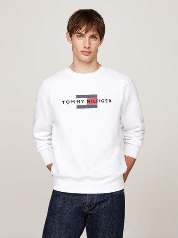 TOMMY HILFIGER Sweatshirt in Weiß: Vorderseite