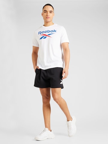 Tricou funcțional 'Identity' de la Reebok pe alb