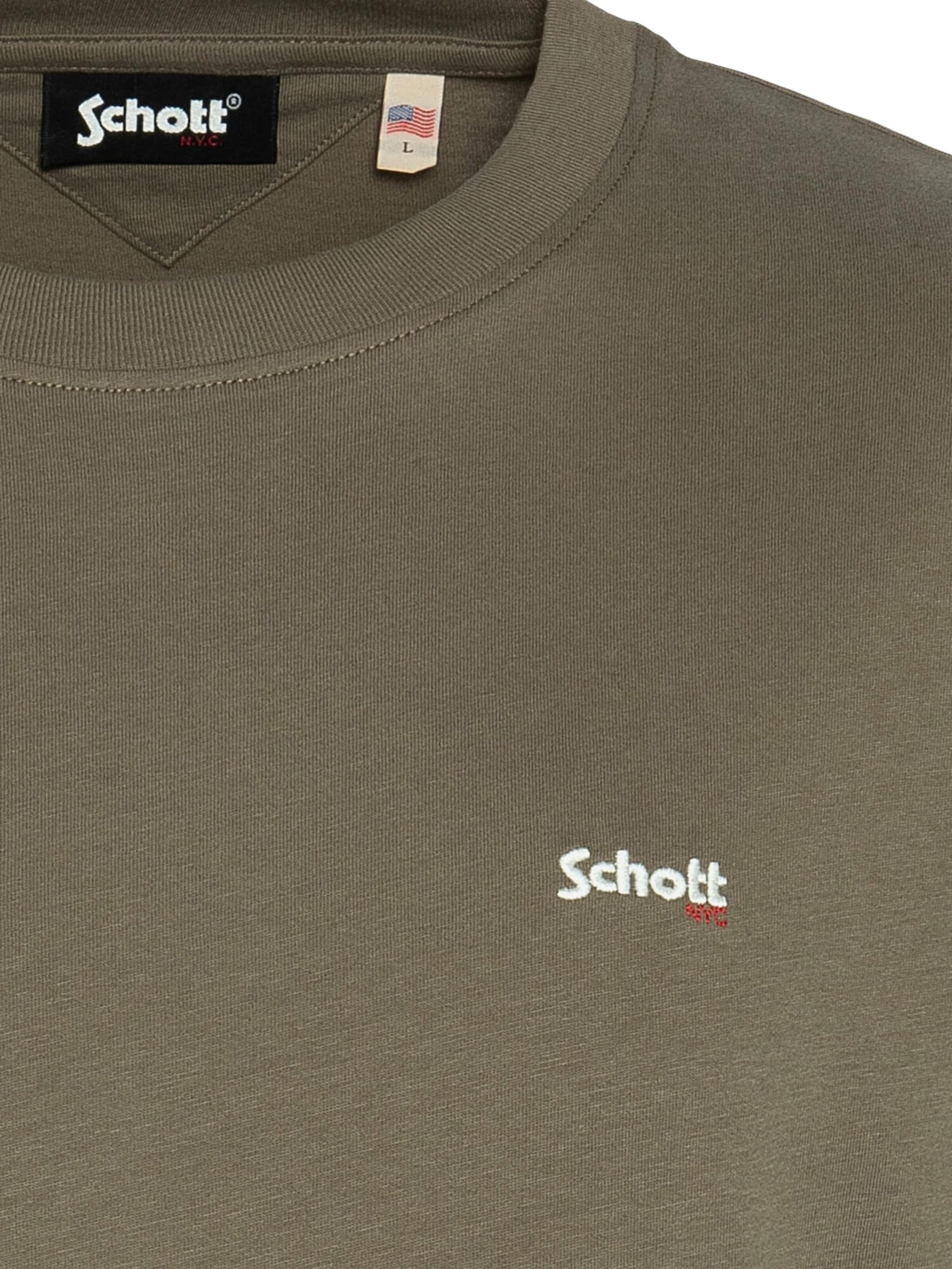 T-Shirt 'Claw' Schott NYC en vert