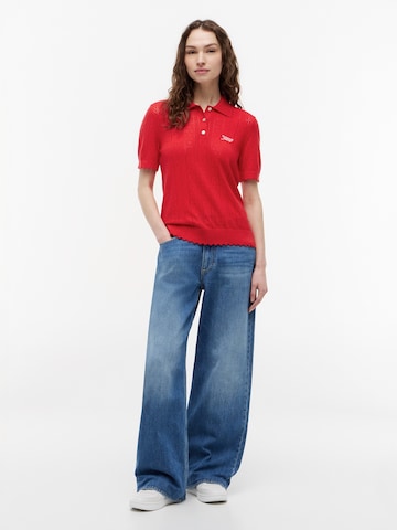 Tommy Jeans Sveter - Červená