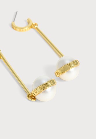 Boucles d'oreilles 'PERLLIE' Ted Baker en or : devant
