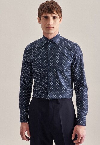 SEIDENSTICKER Slim fit Business shirt in Blue