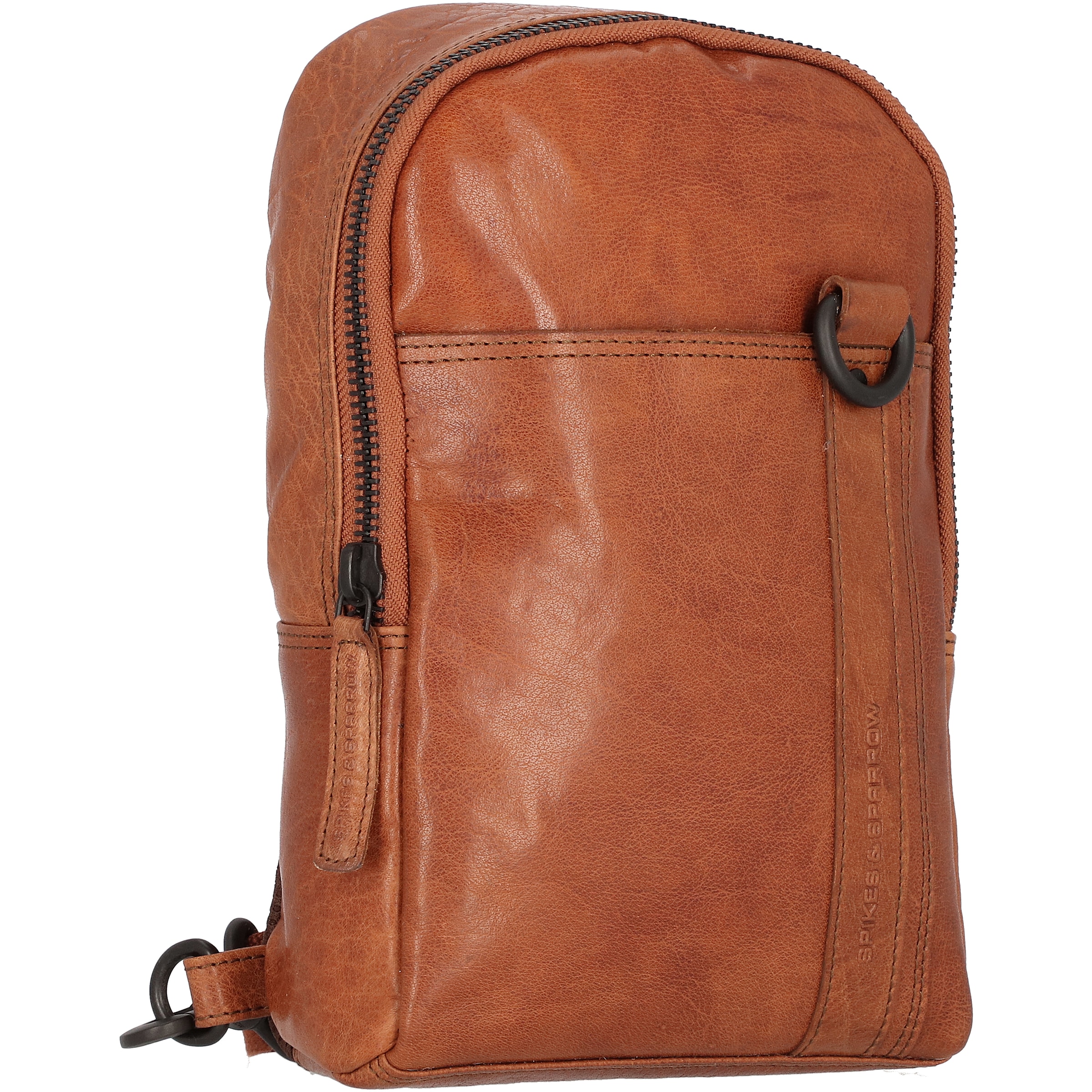 Spikes & Sparrow Umhängetasche 'Bronco' in Braun