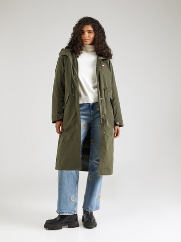 Manteau mi-saison Tommy Jeans en vert