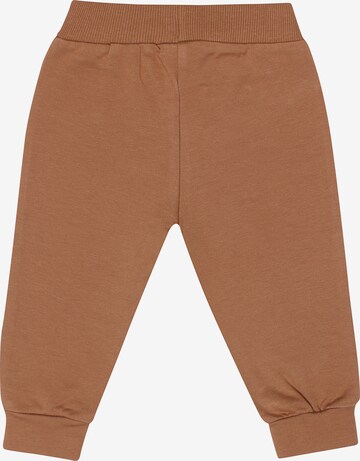 Kids Up Tapered Sweathose 'Wilmer' in Braun