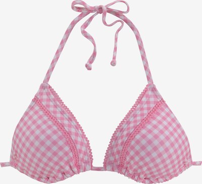 BUFFALO Bikini gornji dio u roza / bijela, Pregled proizvoda