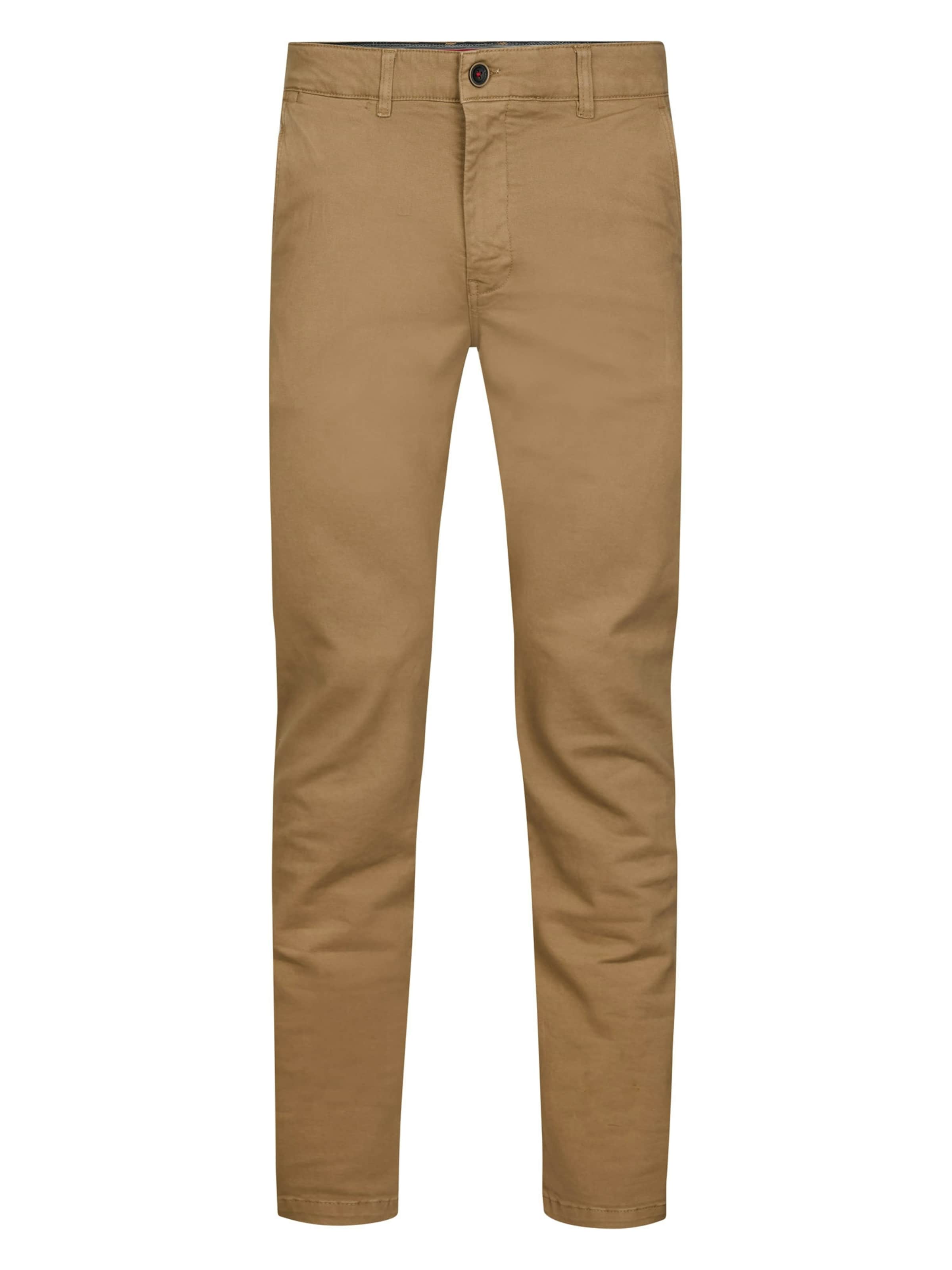 Effilé Pantalon Petrol Industries en marron : devant