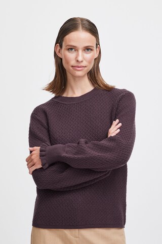 Pull-over 'Bymilo' b.young en violet : devant