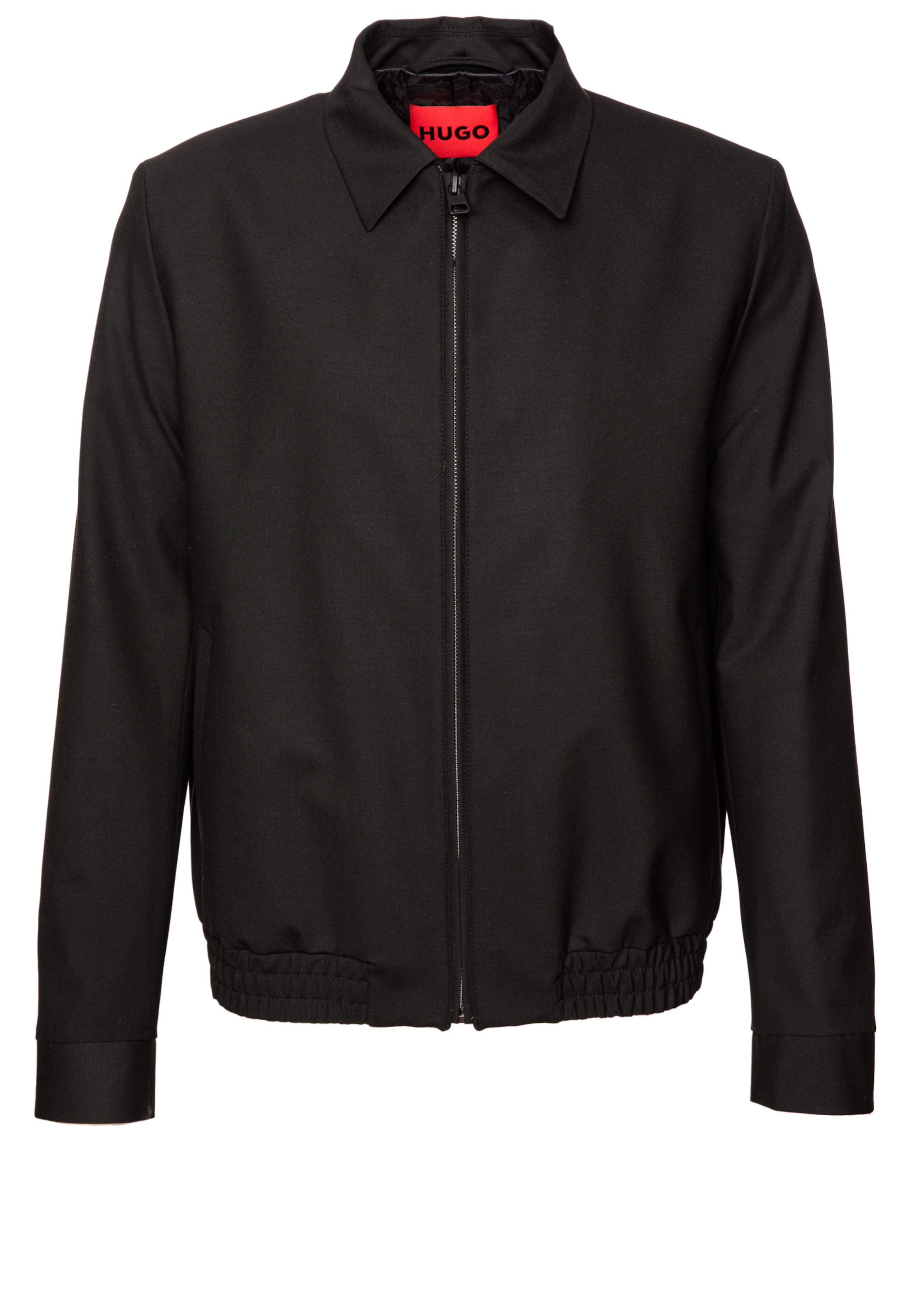 HUGO Between-Season Jacket 'Hellys' in Black: front