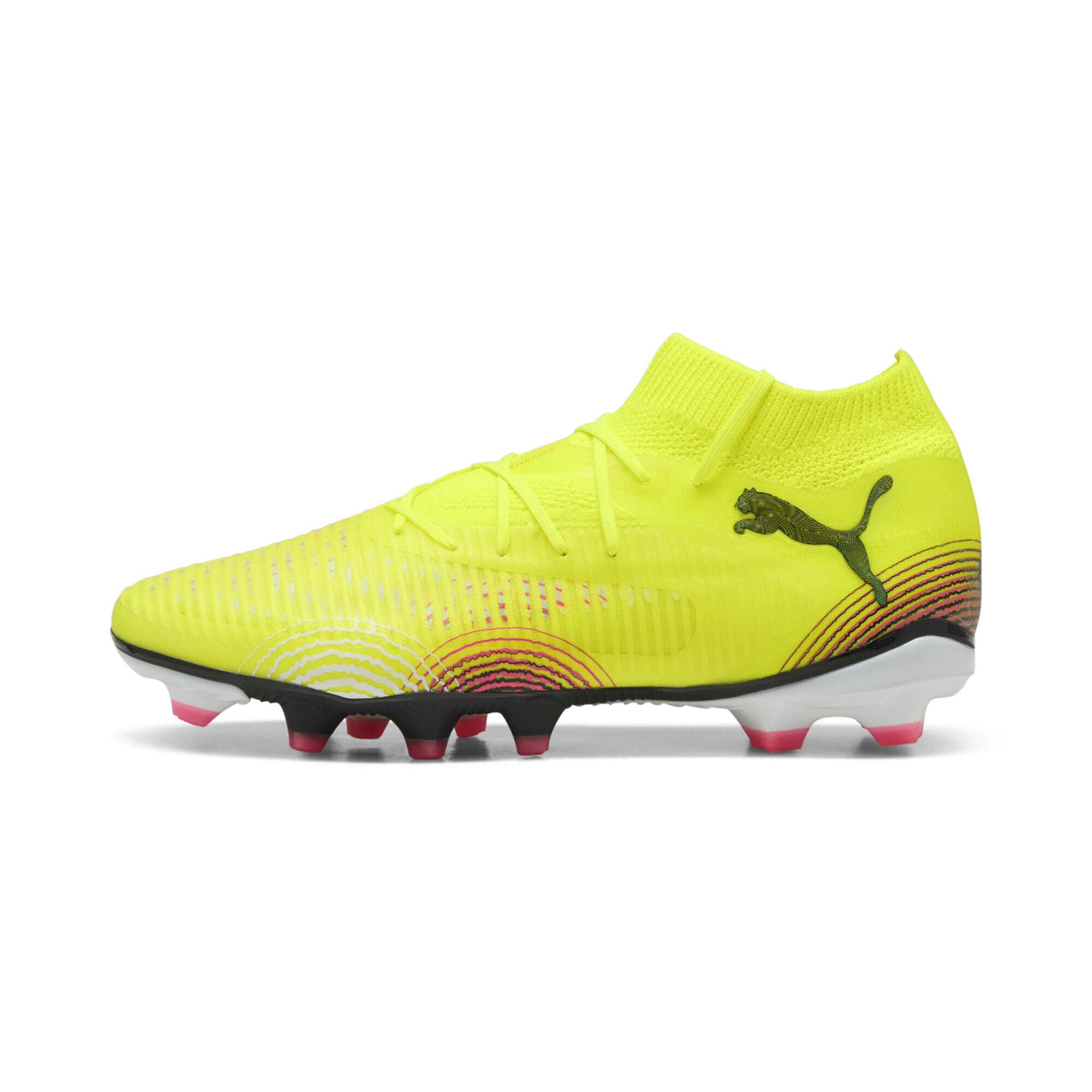 PUMA Soccer shoe 'Future 8 Pro' in Yellow: front