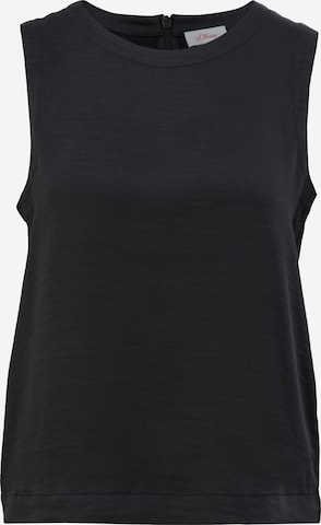 s.Oliver Blouse in Black: front