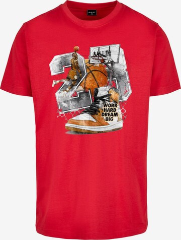 Mister Tee Shirt in Red: front