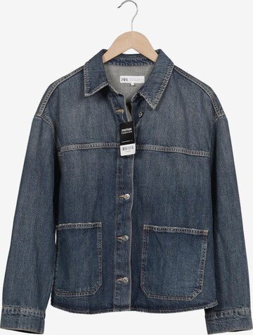 ZARA Jacke L in Blau: Vorderseite