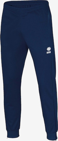 Errea Tapered Workout Pants 'Milo 3.0' in Blue: front