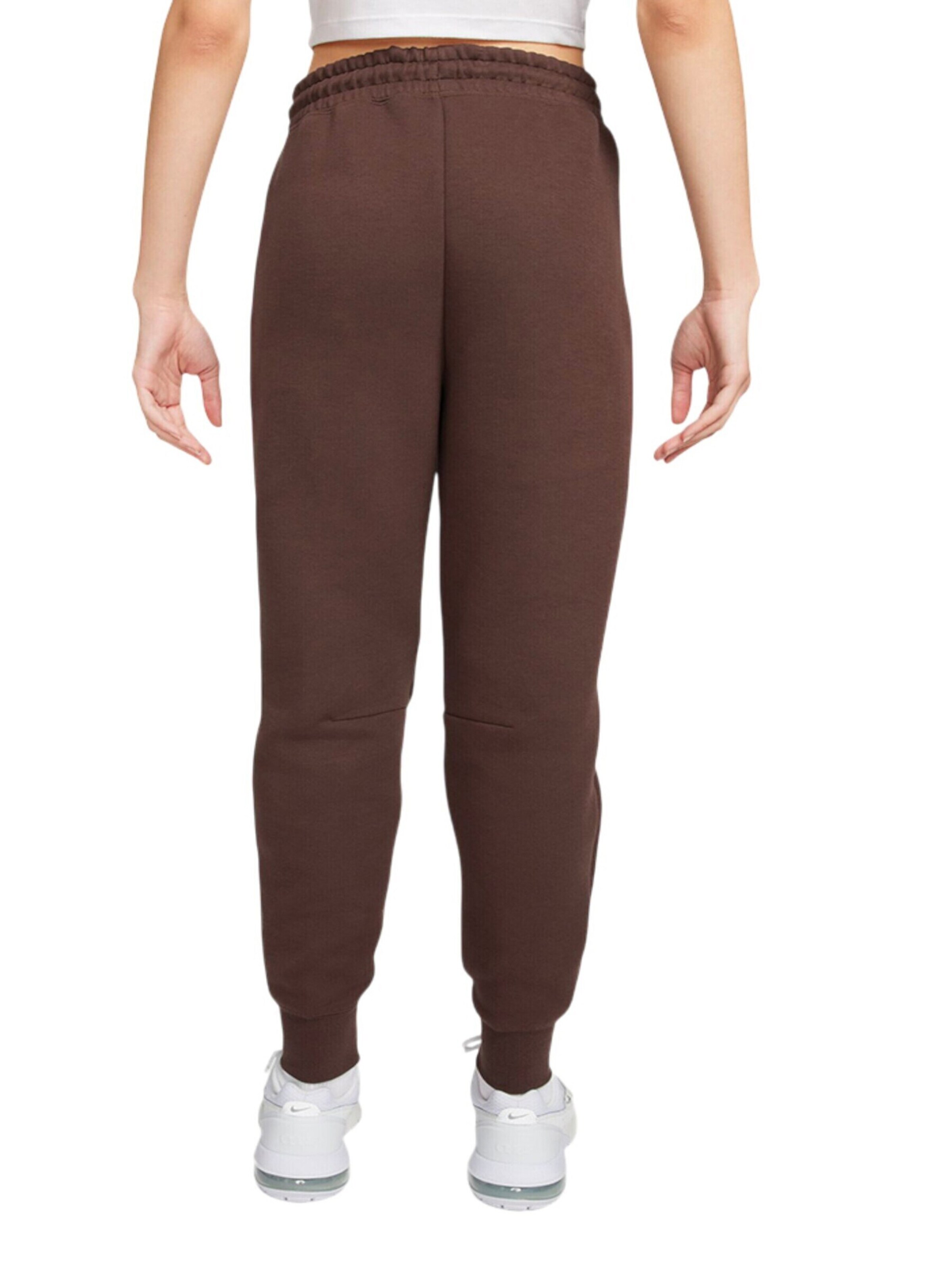 Nike Sportswear Tapered Pants 'Tch Flc' in Brown