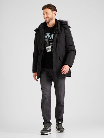 GUESS Zimska jakna | črna barva