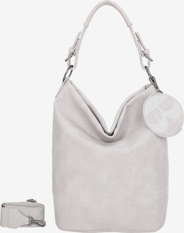 Fritzi aus Preußen Handbag 'Brigitte x fritzi Special Hobo01' in Grey: front