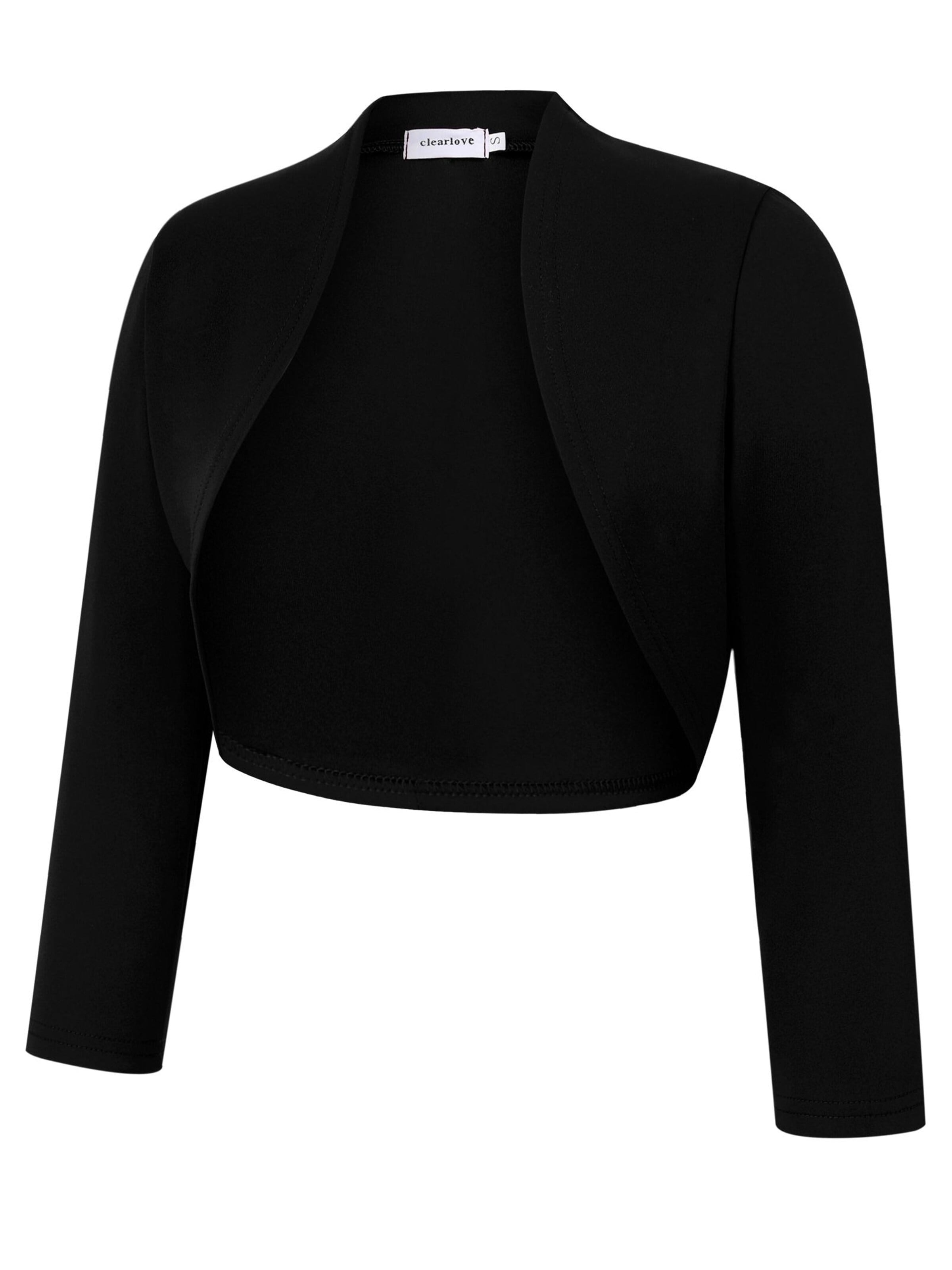 Yesfashion Bolerko w kolorze czarny