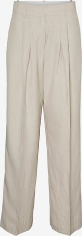 Aware Wide leg Trousers with creases 'Felicity' in Grey: front