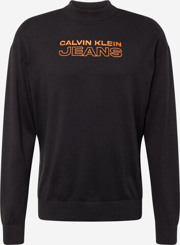 Calvin Klein Jeans Neulepaita värissä musta: edessä