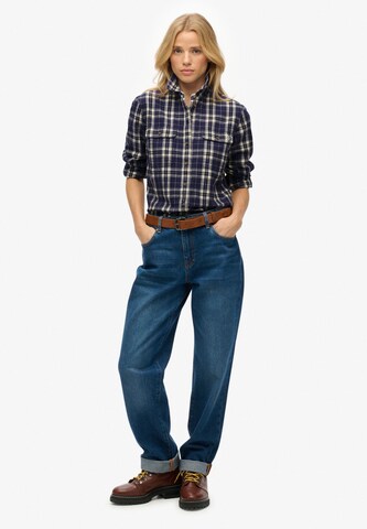 Chemisier Superdry en bleu